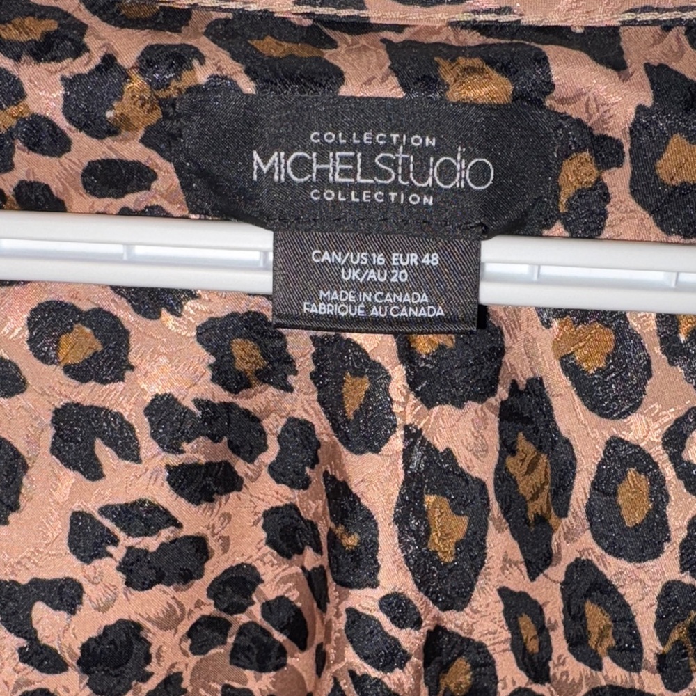 Michel Studio Animal Print Dress - Picture 2 of 14
